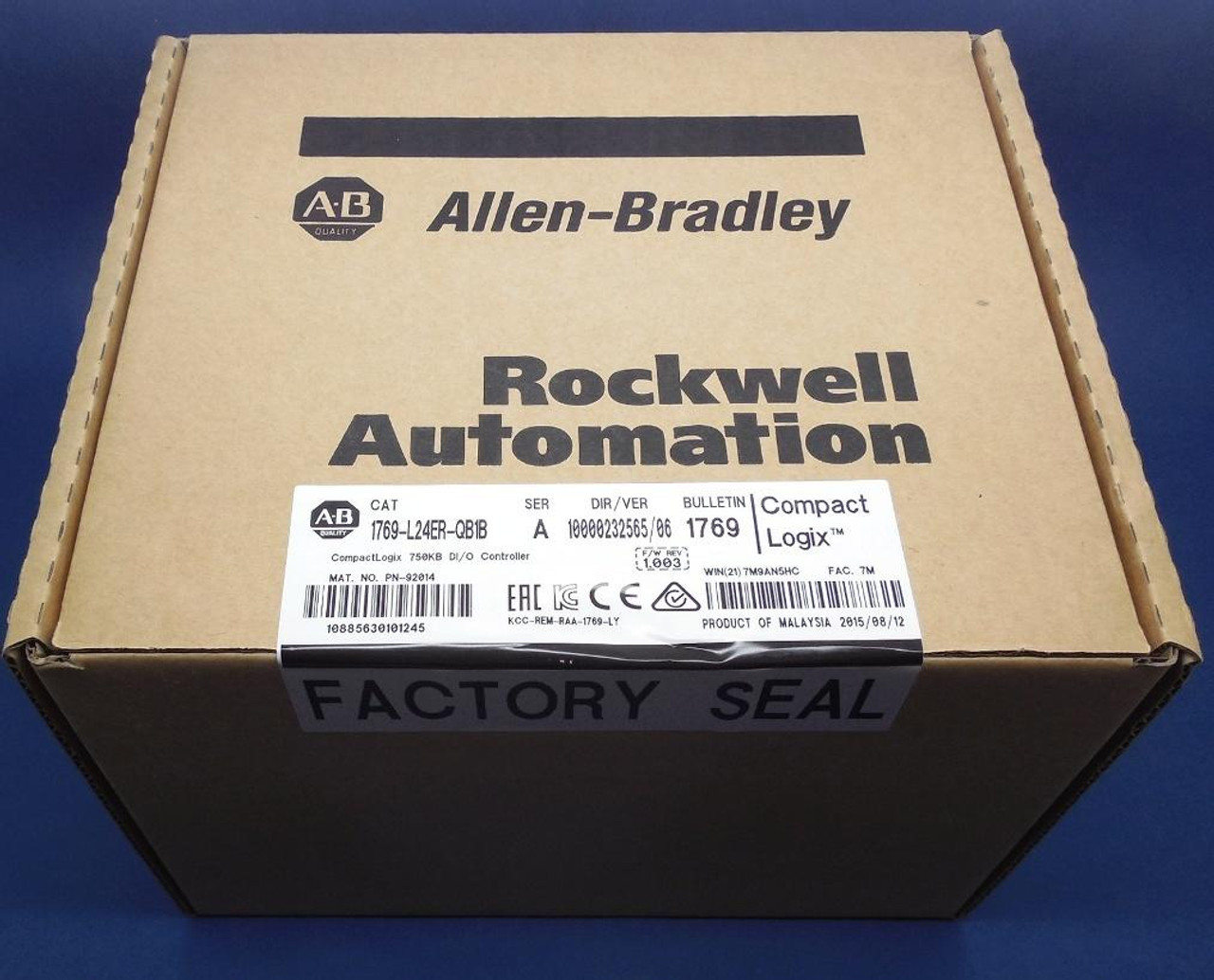 Allen Bradley ALLEN BRADLEY 1769-L24ER-QB1B Factory Sealed CompactLogix 5370