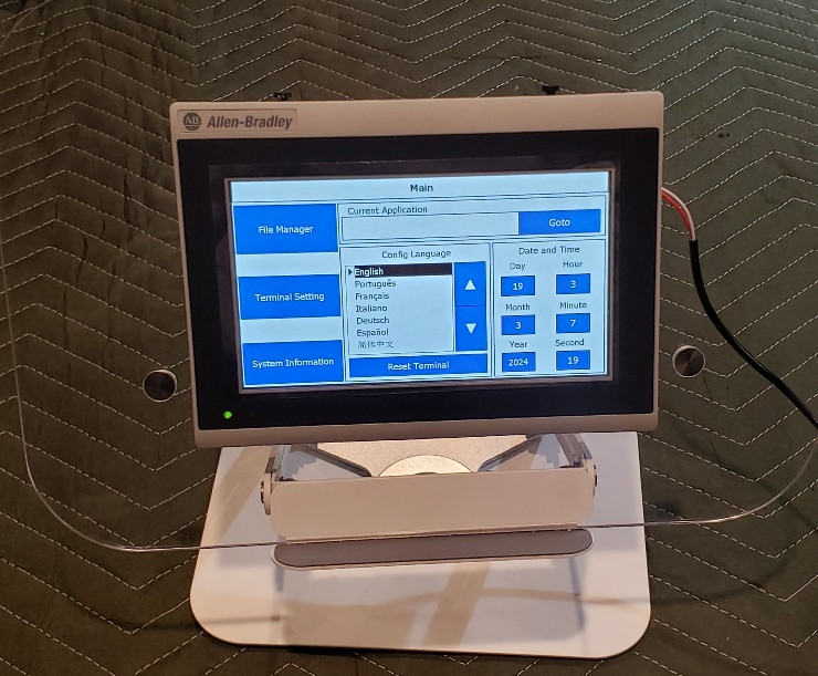 Allen Bradley PanelView 800 Trainer 2711R-T7T Programmable CCW HMI