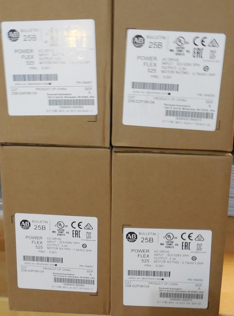 Allen-Bradley PowerFlex 25B-D4P0N104 - 525 AC Drive - PLCCable.com