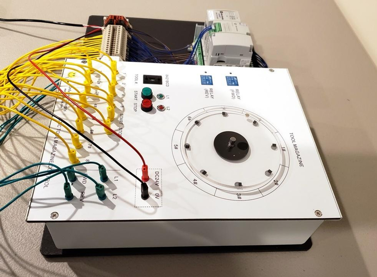 PLC Cables, Inc DC Motor / CNC Turret PLC Trainer with Micro820 for Connected Components Workbench