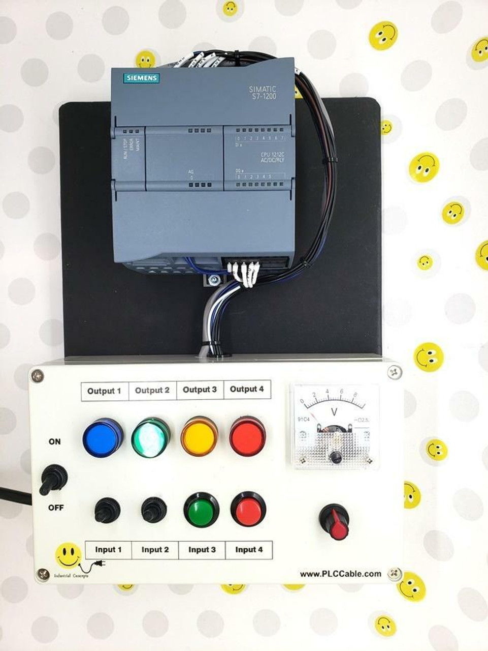 PLC Cables, Inc Siemens S7 1200 PLC Trainer, ANALOG, No Software, Ethernet 1212