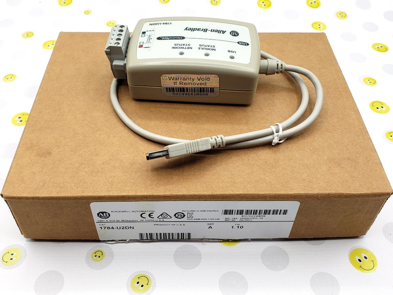 Allen Bradley 1784-U2DN USB to DeviceNet Cable 1784U2DN open box