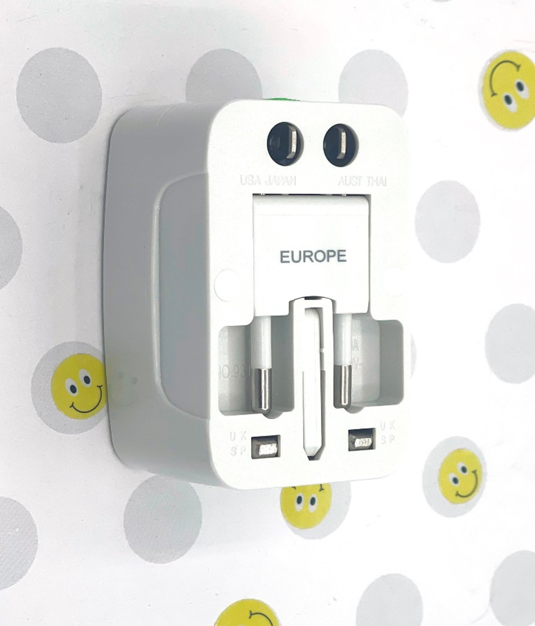 Universal Power Adapter, Travel Wall Charger Plug for Wall Plug Input in USA EU UK France Italy AU