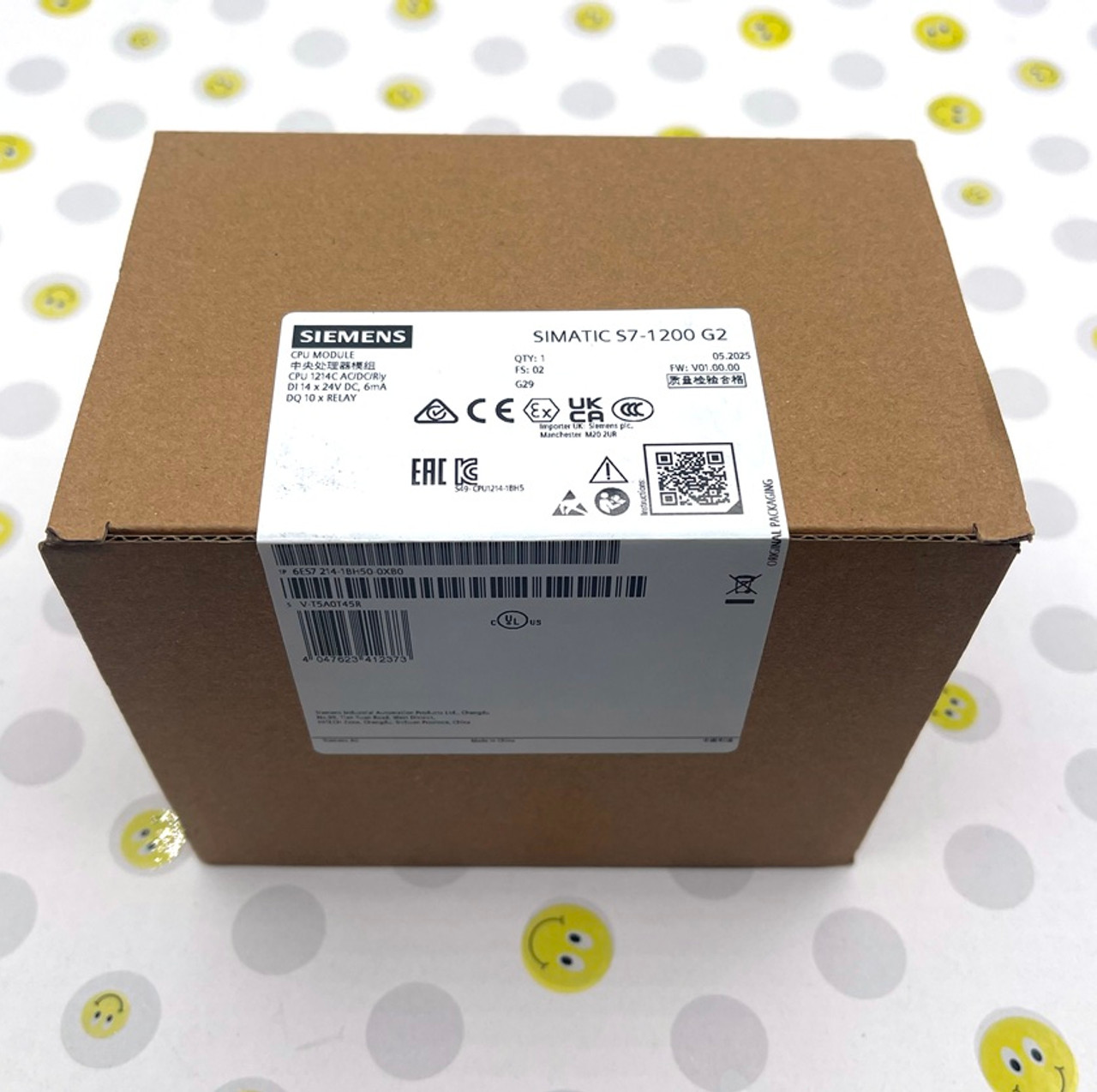 Siemens Simatic G2 6ES72141BH500XB0  S7-1200 CPU 1214  6ES7214-1BH50-0XB0