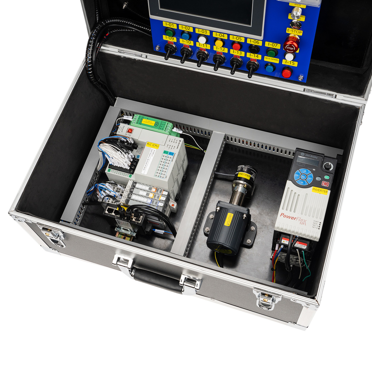 Allen Bradley CompactLogix Studio5000  VFD - Deluxe Suitcase Style Complete PLC Programming Trainer