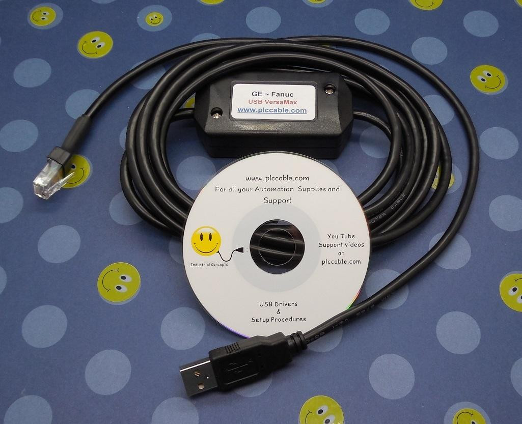 GE Fanuc USB VersaMax ~ USB version of IC200CBL500A - PLCCable.com