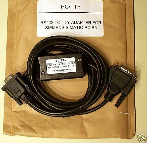 Siemens SIMATIC 6ES5734-1BD20 PLC S5 TTY Programming Cable