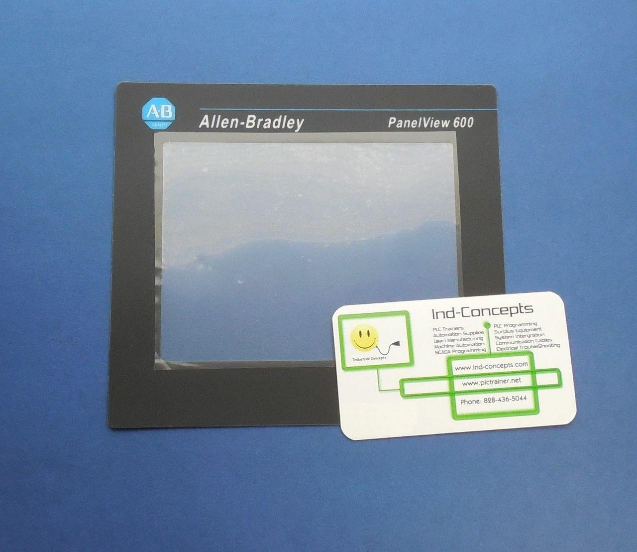 Allen Bradley 2711-T6C PanelView 600 touch screen replacement cover  2711-T6C Overlay