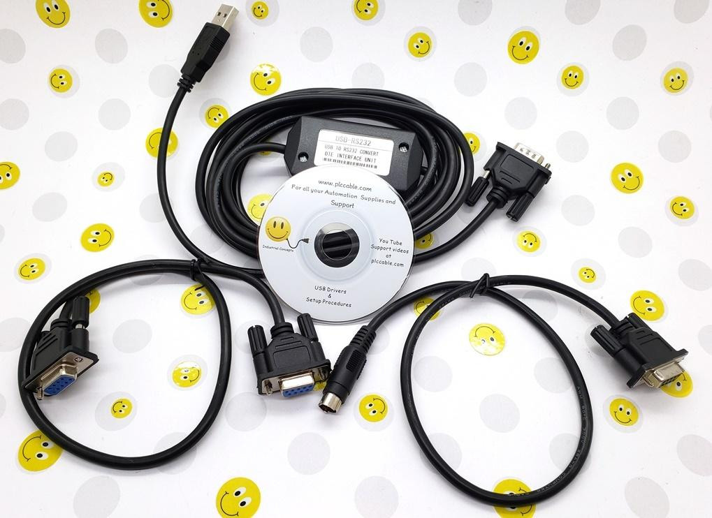 USB Allen Bradley 1747-CP3 1761-CBL-PM02 PLC Programming Cable Kit