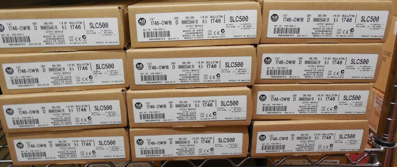 Allen Bradley 1746 Ow16 Ser D Slc 500 16 Point Relay Output 17460w16 Plccable Com Automation Supplies And Plc Tools