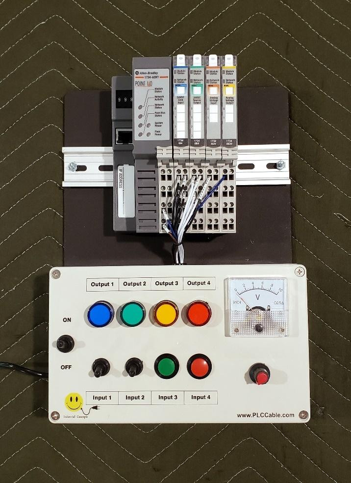 Allen Bradley Point I/O PLC Trainer Analog and Digital PLC Training ...