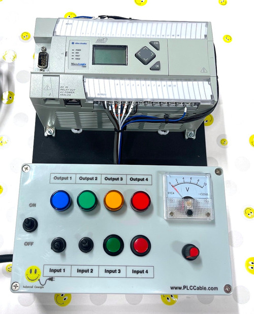 Allen-Bradley Micro820 Analog CCW PLC Trainer Micro800 Training