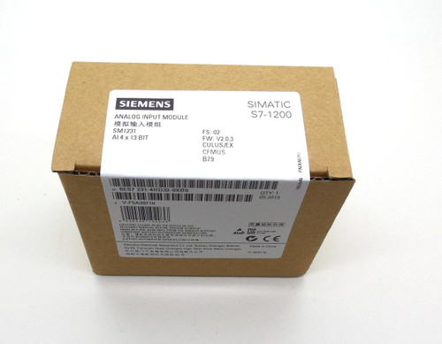 Siemens Siemens 6ES7231-4HD32-0XB0 SIMATIC S7-1200, ANALOG INPUT