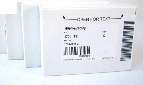 Allen Bradley Allen-Bradley 1734-IT2I Point I/O 24V DC 2-Channel Thermocouple Input