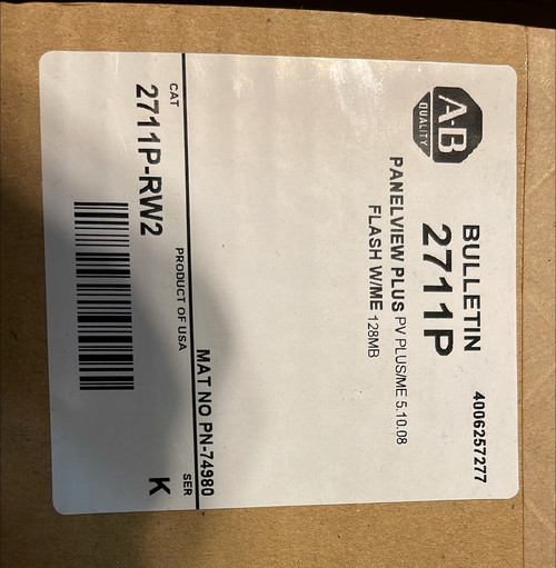 Allen Bradley Allen Bradley PanelView Plus 2711p-RW2 128 MB Internal CompactFlash Card
