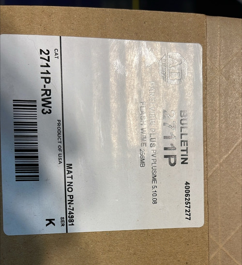 Allen Bradley PanelView Plus 2711p-RW2 128 MB Internal