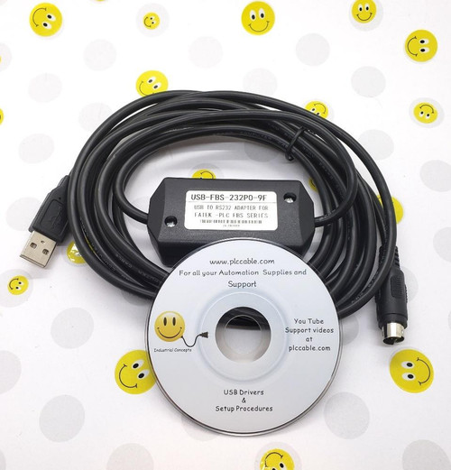 USB FBS-232P0-9F Programming Cable for Fatek Facon FBS FB1Z