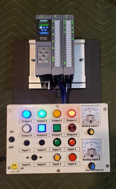 PLC Cables, Inc Siemens S7 1500 Deluxe Analog Trainer Step7 TIA Portal PLC Training TIA Not Included