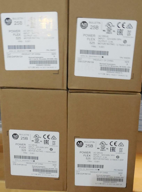 Allen-Bradley PowerFlex 25B-D4P0N104 - 525 AC Drive - PLCCable.com