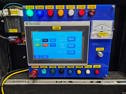 Allen Bradley 850 PowerFlex Frequency Drive VFD - Deluxe Suitcase Style Complete PLC Programming Trainer