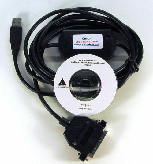 Omron USB C500-CN221-EU USB to Host Link LK201 - PLCCable.com - Automation  Supplies and PLC Tools