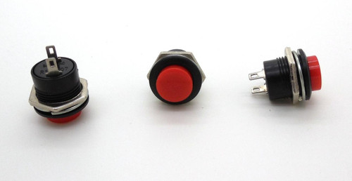 Red Push Button N/C 16MM 5/8 Normally Closed