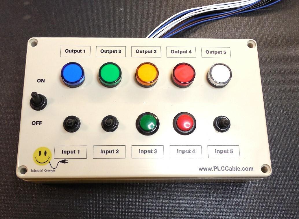 5 inputs outputs Complete do it yourself PLC Trainer Kit ~ Build your ...