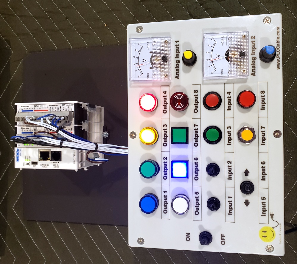 PLC Cables Inc, Deluxe PLC Trainer for Automation Direct Click
