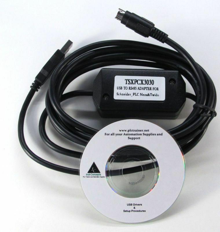 Schneider Modicon TSX PCX3030 TSXPCX3030 485 to USB - PLCCable.com