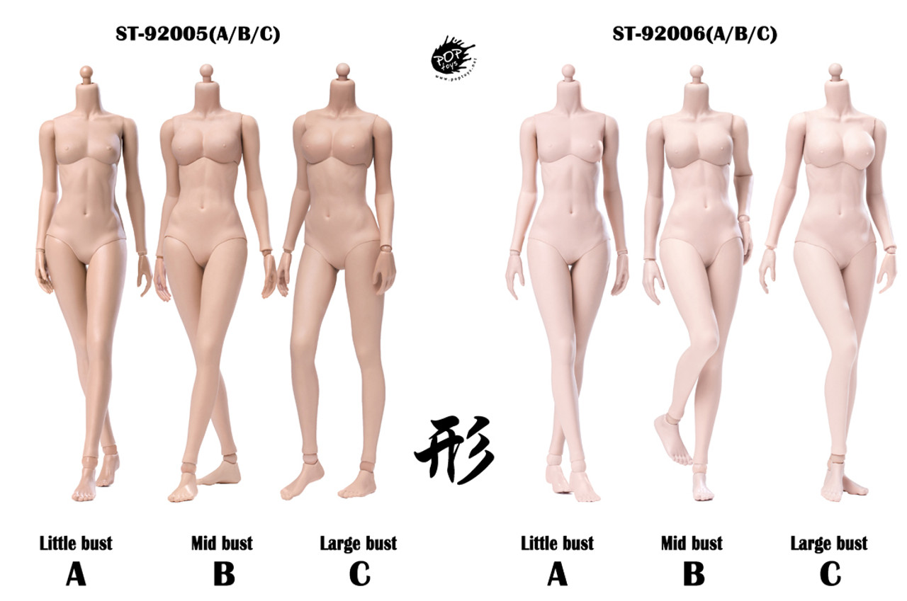 1/6 Scale Phicen Female Nude Body Seamless Action Figure Doll