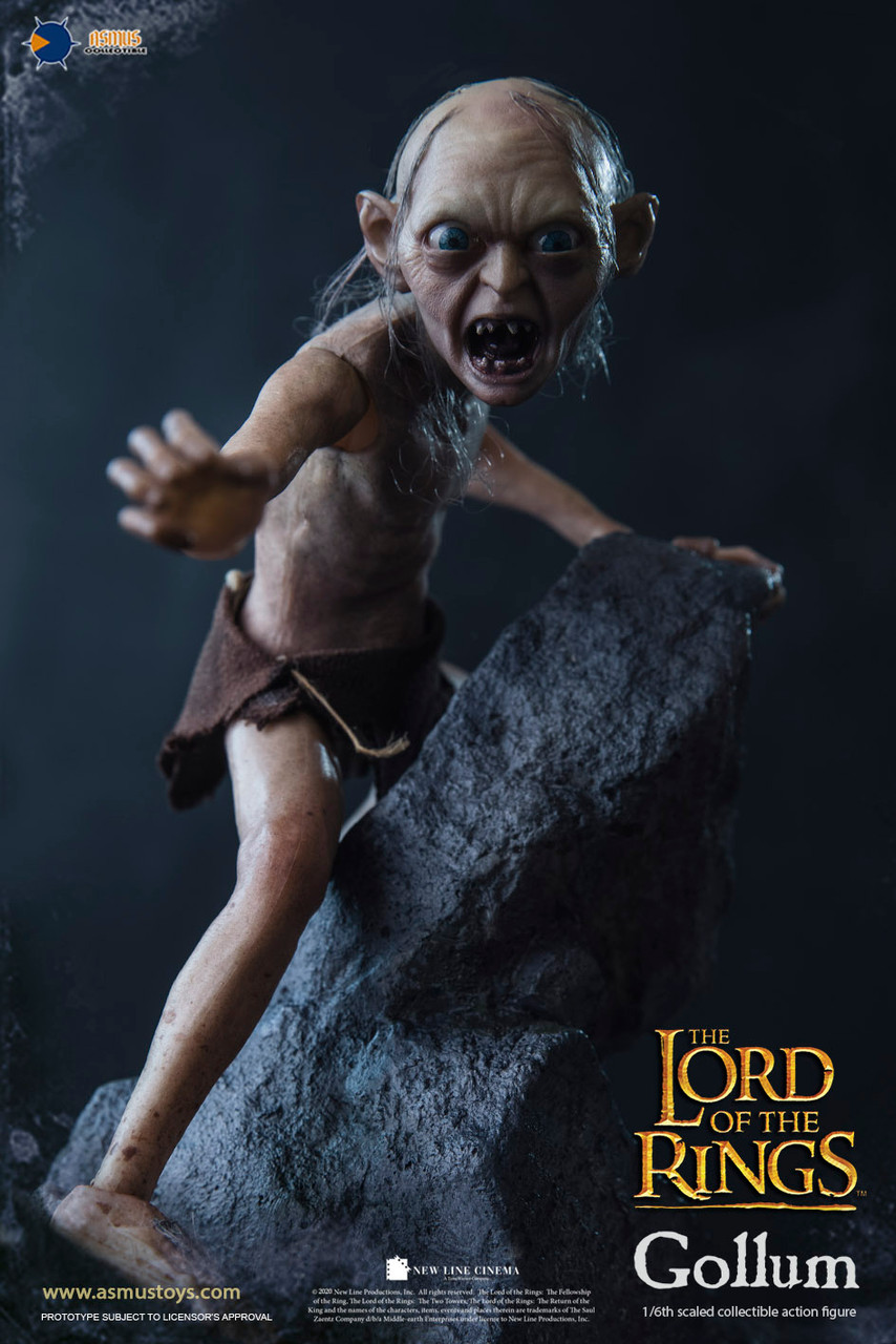 The Lord Of The Rings: Gollum Lord of the Rings 1/6 Action Figure by Asmus  Collectible Toys