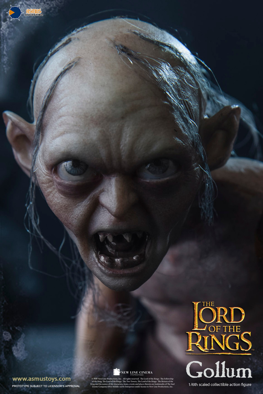 Asmus Gollum Lord Of The Rings 1/6 Senhor Dos Aneis - PLANET MOVIE STORE  LOJA DE ACTION FIGURES