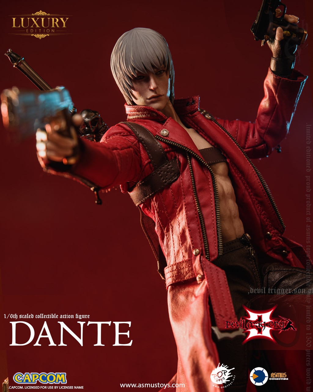 Pré-venda Asmus Toys DMC300V2LUX The Devil May Cry Series : Dante