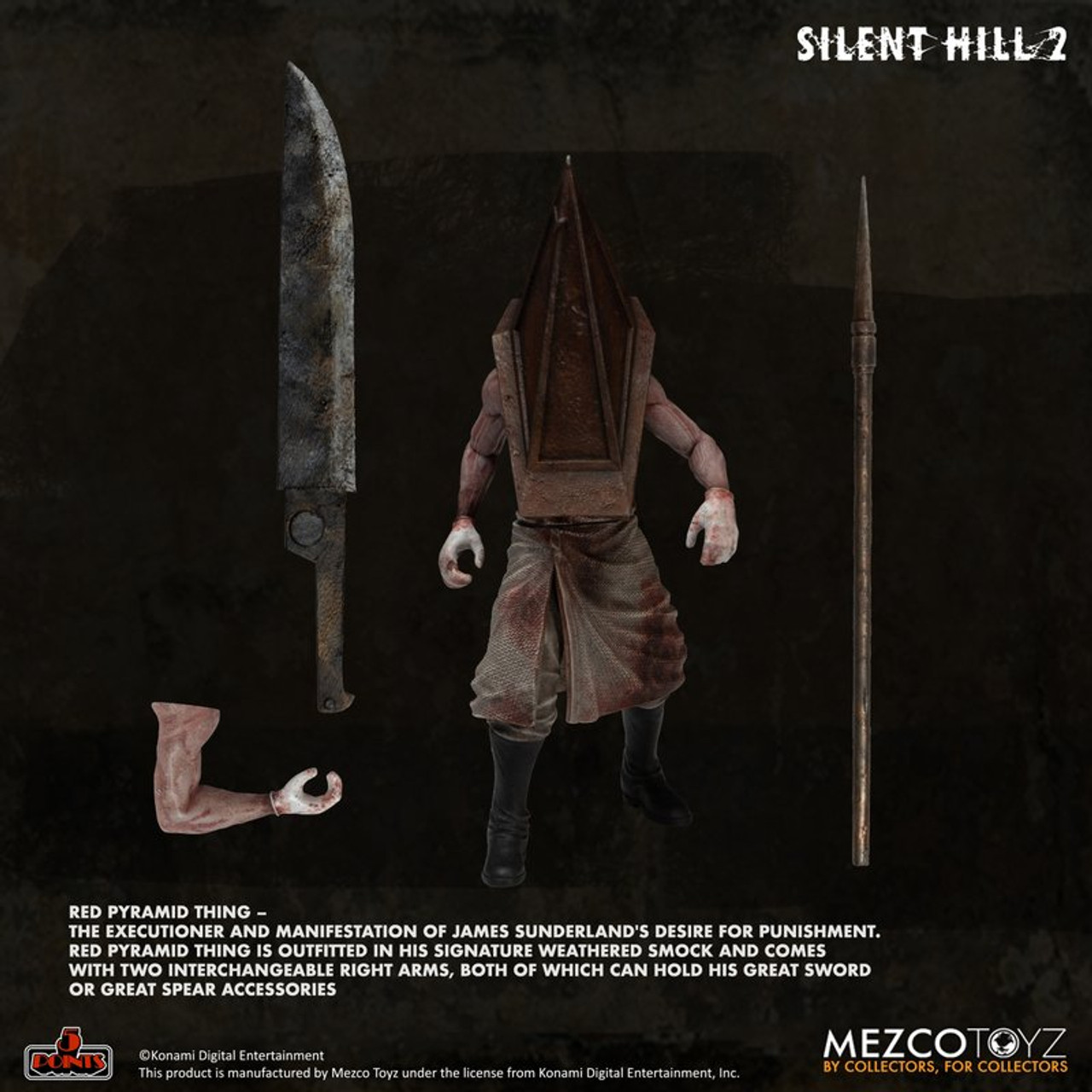 Mezco One:12 Collective Pyramid Head Silent Hill 2 Action Figure Review 