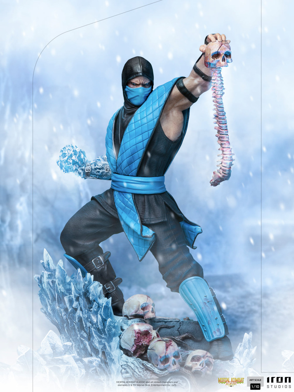 Estátua Sub-Zero - Mortal Kombat - Art Scale 1/10 - Iron Studios -  lojalimitededition