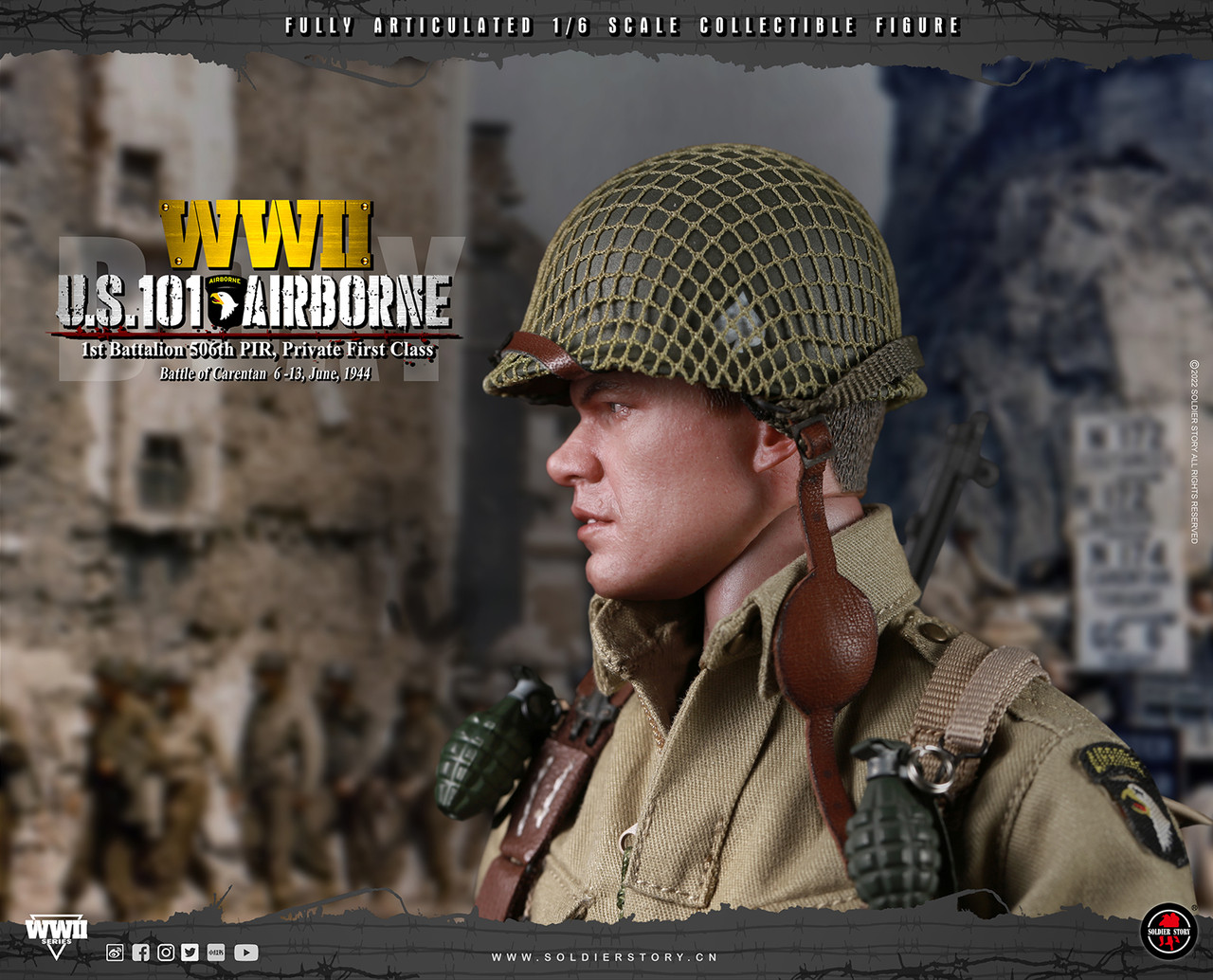 Soldier Story SS126 1/6 101st Airborne 1st Battalion 506th PIR (in stock)