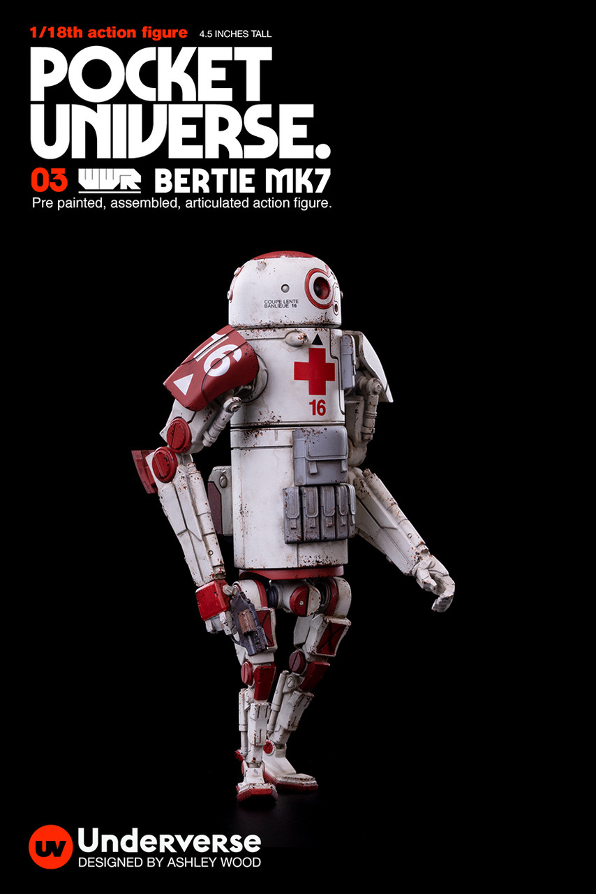 UNDERVERSE 1/18 WORLD WAR ROBOT2 Earth Defence Medic (in