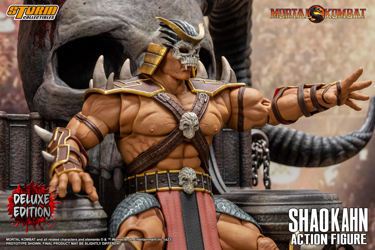 Storm Collectibles Mortal Kombat Shao Kahn Action Figure - The Toyark - News