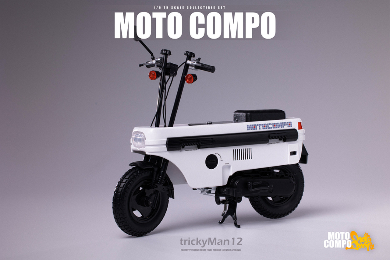 trickyMan12 1/6 MOTO COMPO White (in stock)