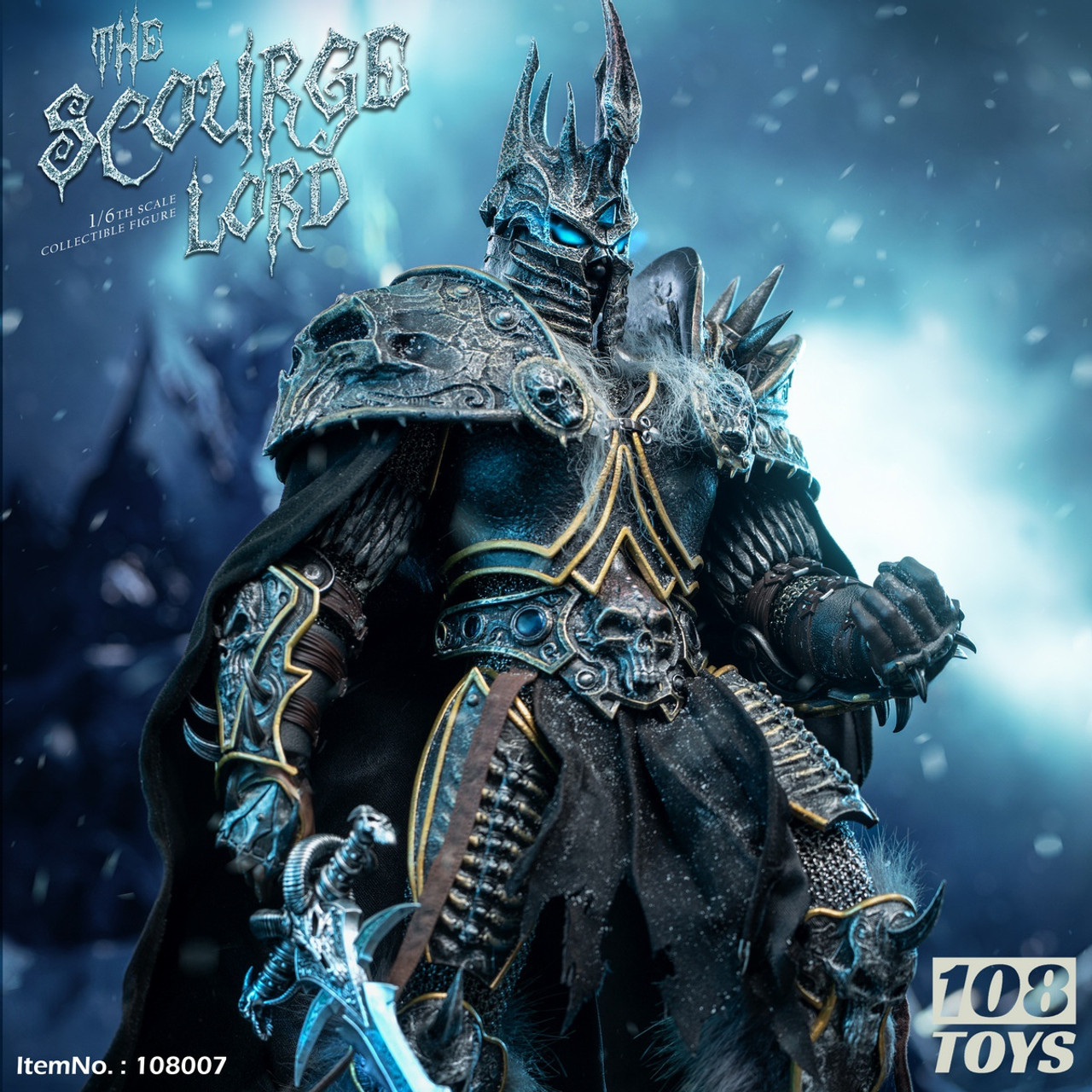 108Toys 108007 フローズンリッチキング 1/6 Lich King 108Toys 108007 1/6 Frozen Demon King figure (In stock)