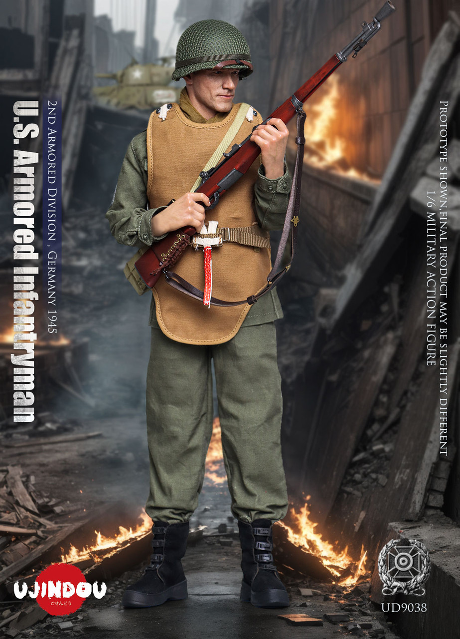 UJINDOU UD9038 1/6 Scale WWII U.S. Armored Infantryman (in stock)