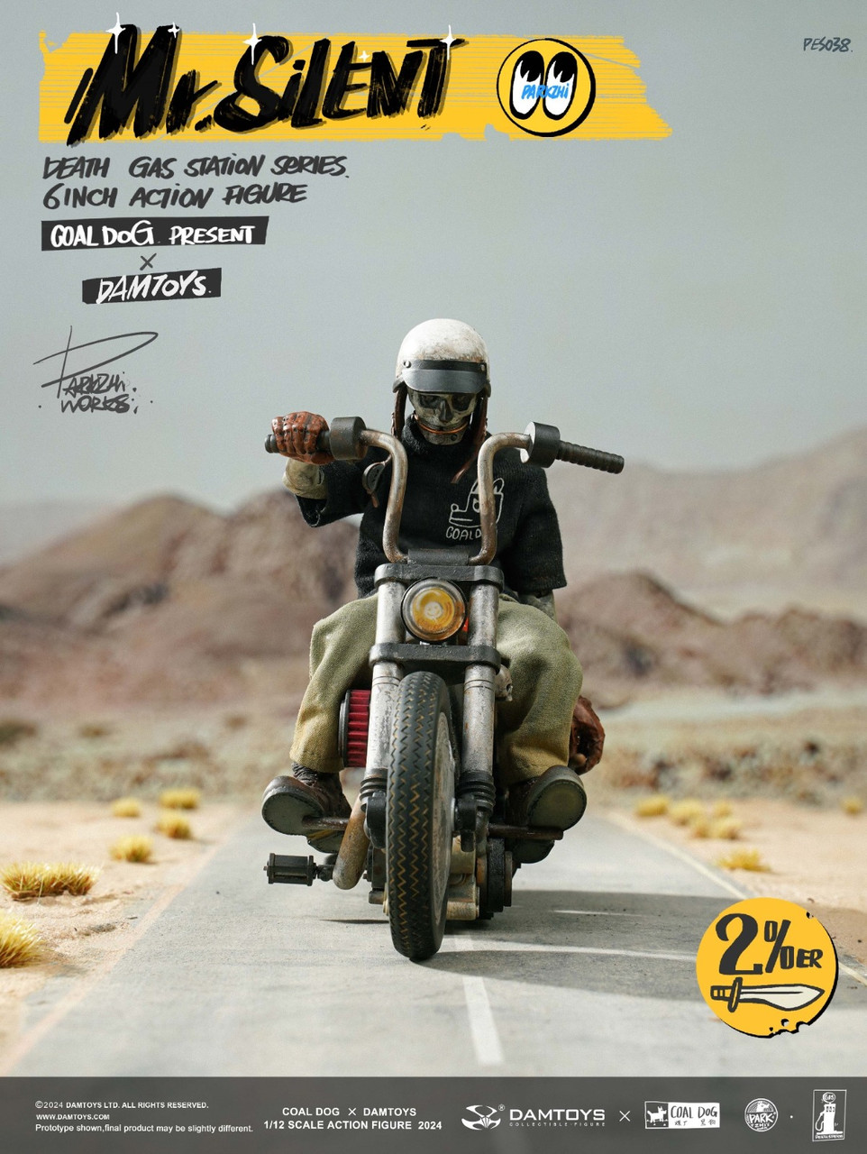 Damtoys X Coaldog PES038 1/12 Scale Mr.Silent Deluxe version