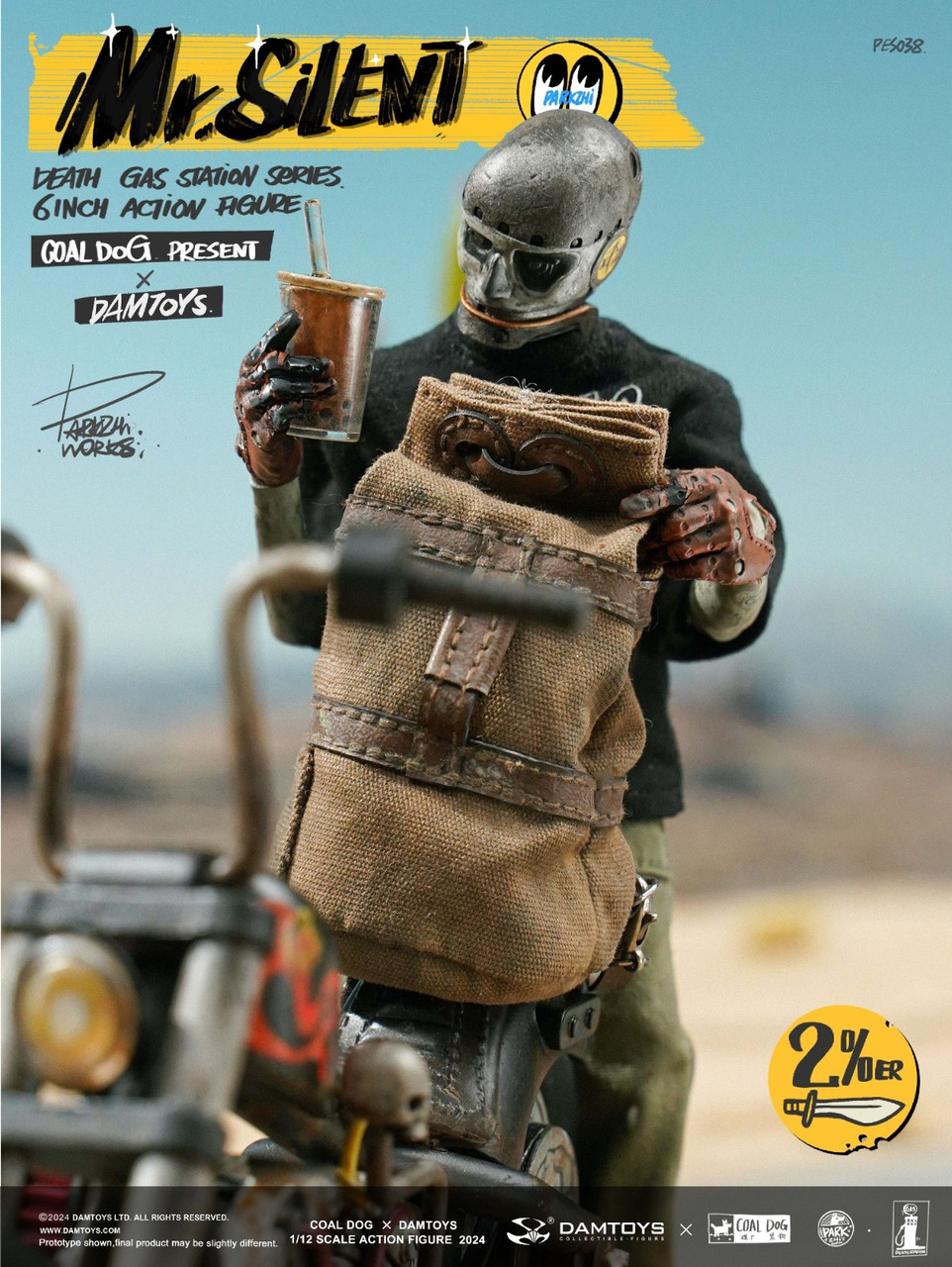 Damtoys X Coaldog PES038 1/12 Scale Mr.Silent Deluxe version