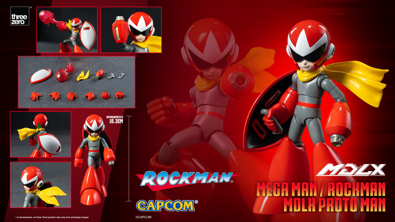 Threezero 3Z0989 Rockman / Mega Man MDLX Proto Man (Pre order deposit)