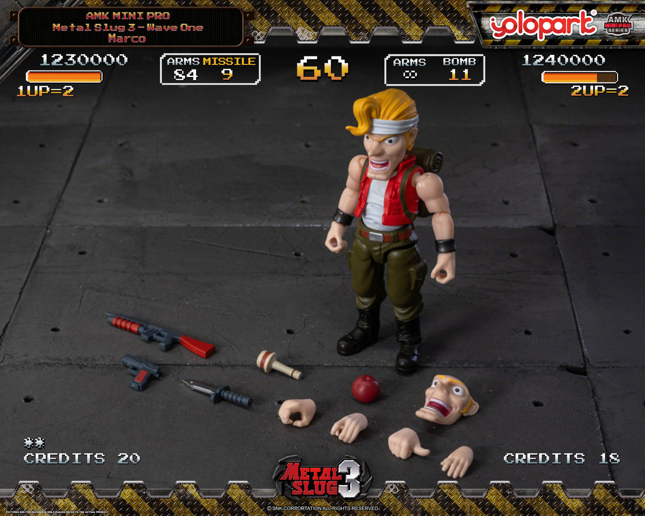 Yolopark METAL SLUG 3: AMK MINI PRO SERIES METAL SLUG 3 WAVE 1
