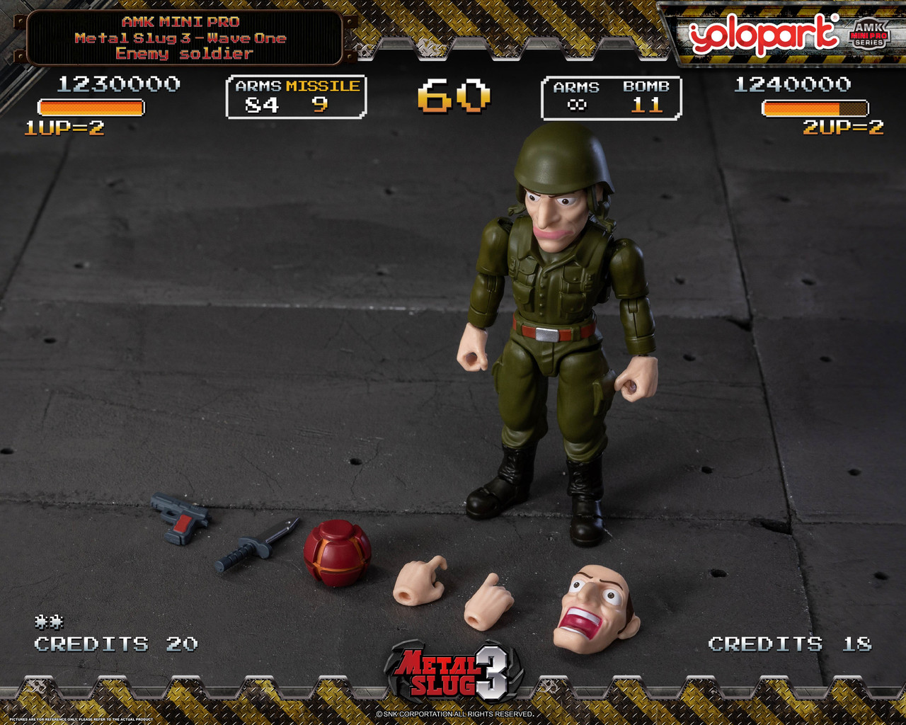 Yolopark METAL SLUG 3: AMK MINI PRO SERIES METAL SLUG 3 WAVE 1