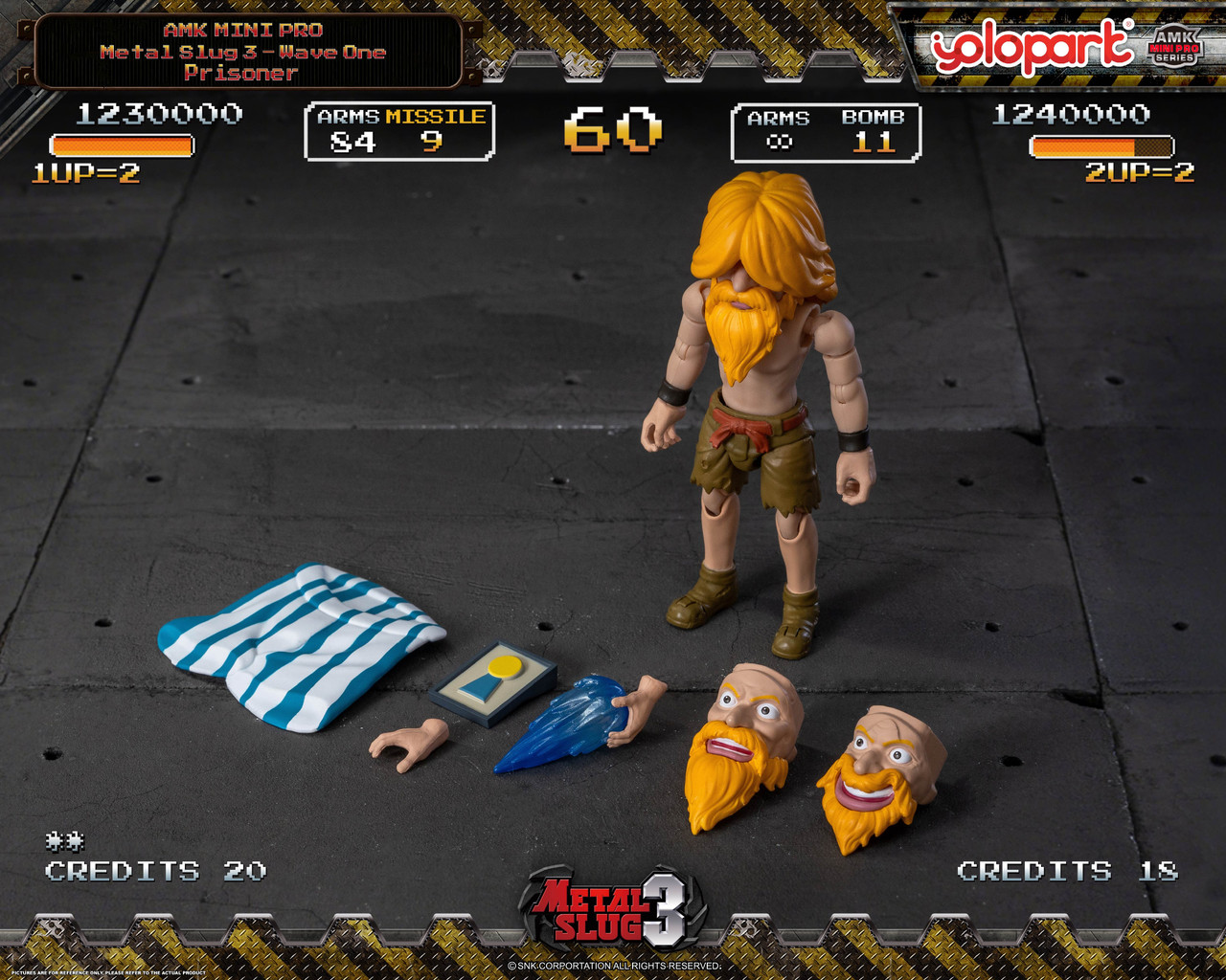 Yolopark METAL SLUG 3: AMK MINI PRO SERIES METAL SLUG 3 WAVE 1