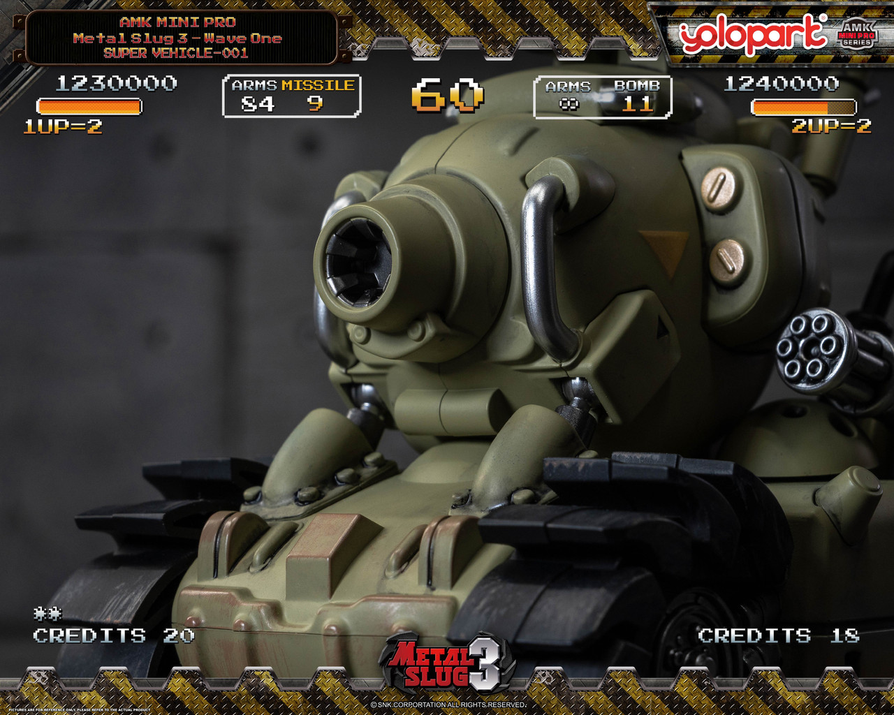 Yolopark METAL SLUG 3: AMK MINI PRO SERIES METAL SLUG 3 WAVE 1