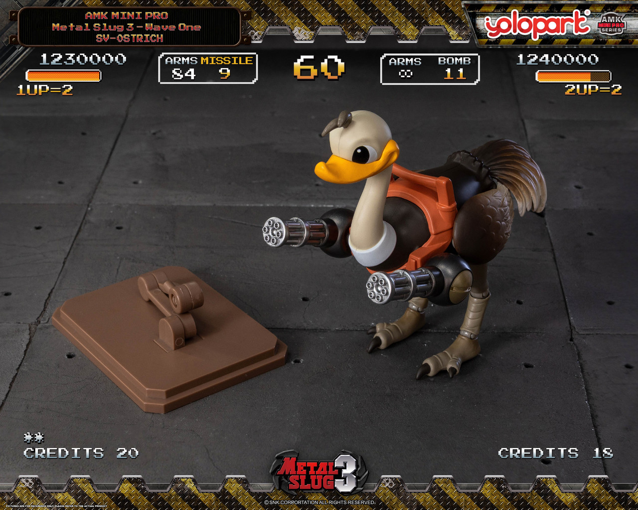 Yolopark METAL SLUG 3: AMK MINI PRO SERIES METAL SLUG 3 WAVE 1