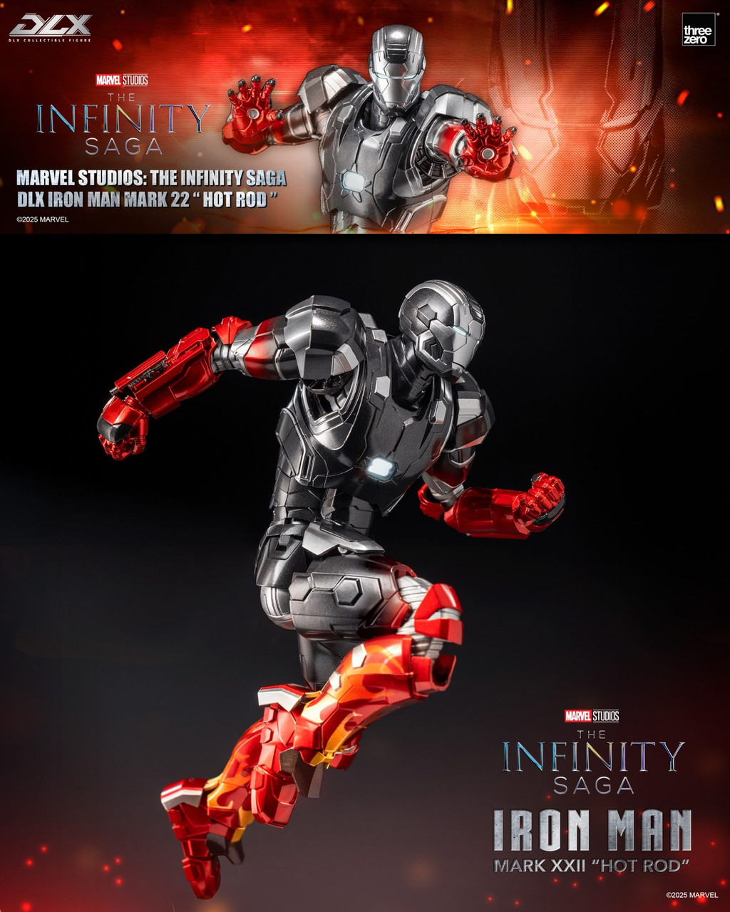 Threezero Marvel Studios: The Infinity Saga DLX Iron Man Mark 22